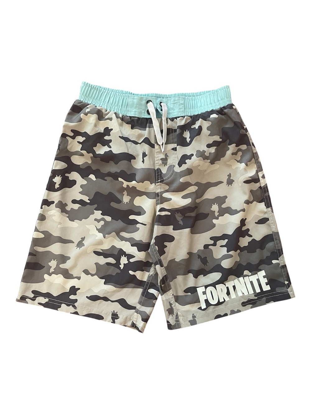 •Fortnite Light Aqua Swim Trunks